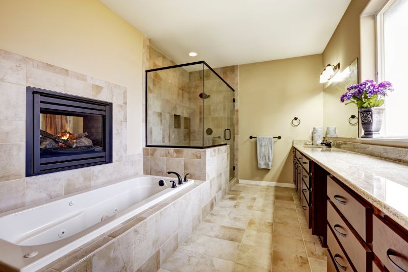 Custom Tile Work Around Bathtub
